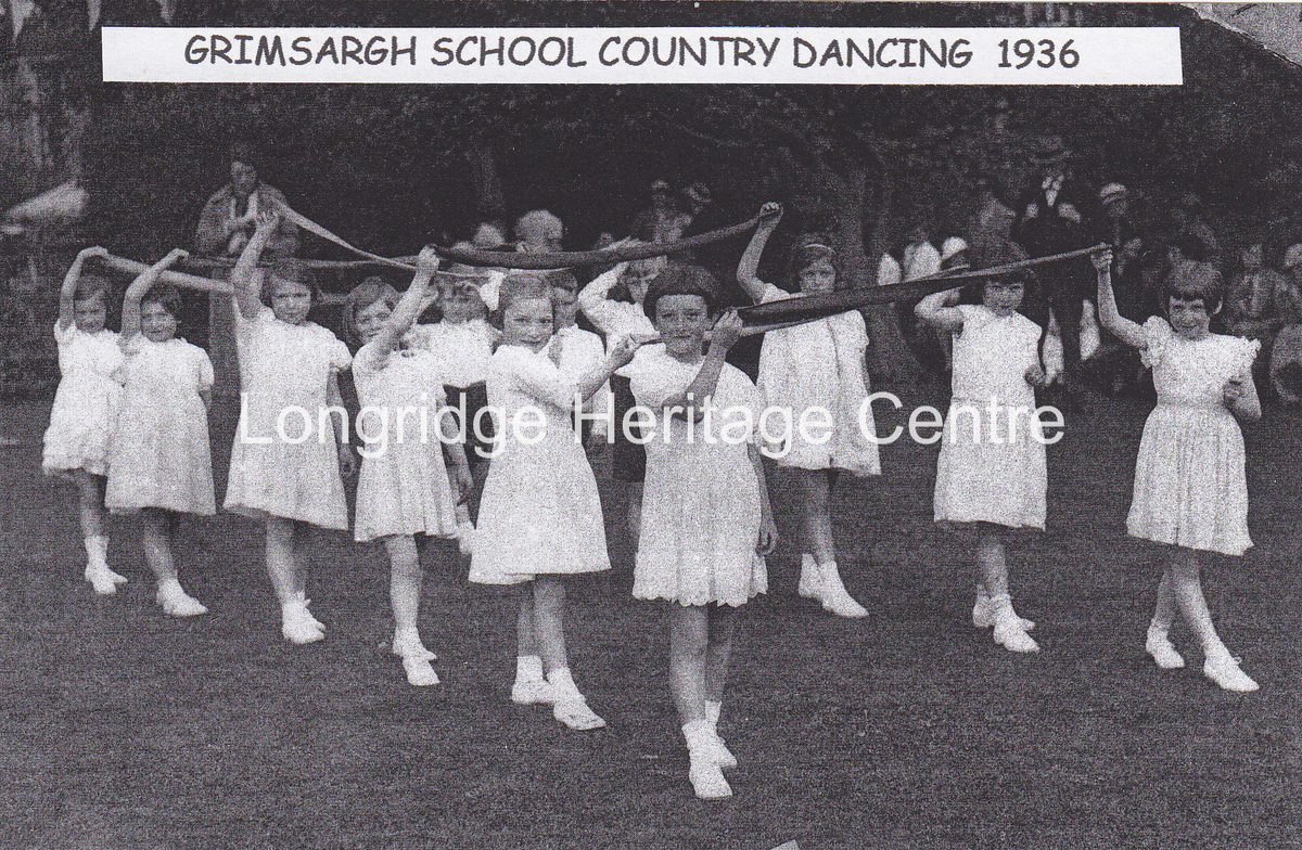 457A - Grimsargh - Grimsargh School country ribbon dance - 1936